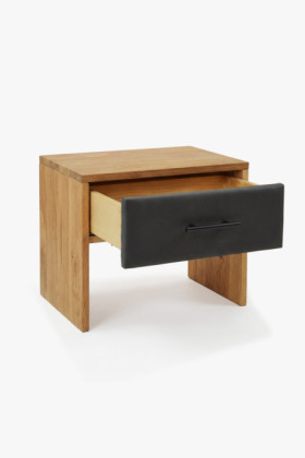 Outlet tölgyfa tömörfa éjjeliszekrény 50 cm